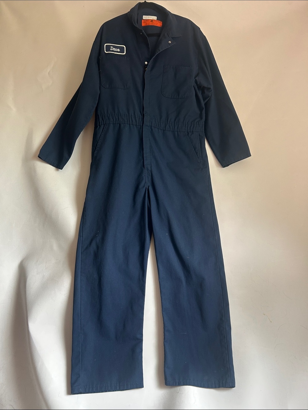 Red Kap Navy One-Piece Coverall 46 Regular